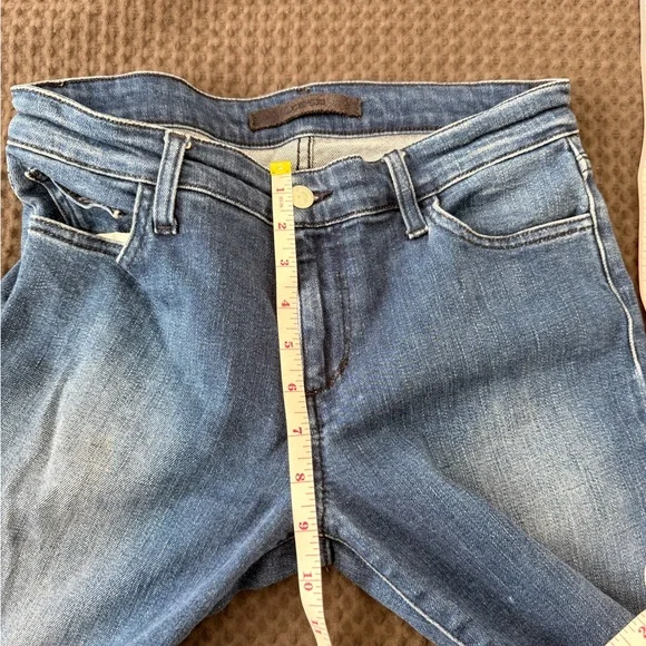 Joe's Jeans Light Blue Frayed Ankle Skinny Jeans - Picture 7 of 7